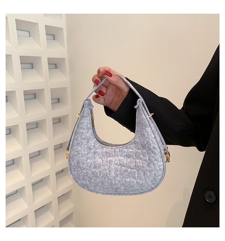 crescent bag atmosphere single room armpit women's bag