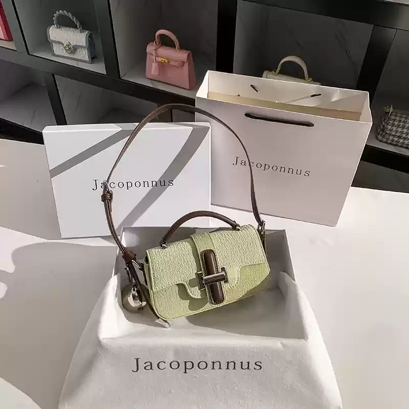 Genuine leather retro camera bag women 2024 new style bag light luxury niche high-end commuting handbag crossbody