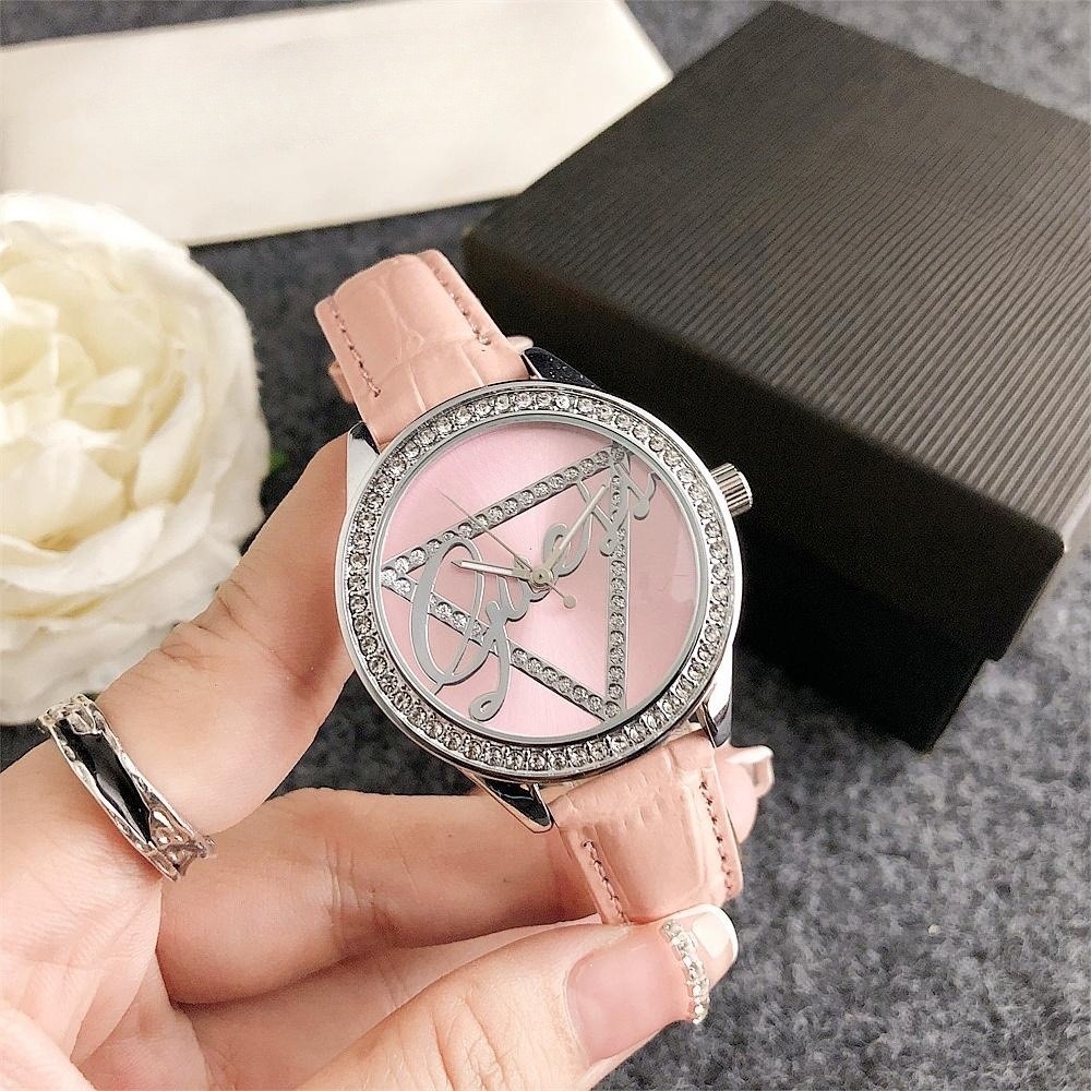 Women's watch niche diamond inverted triangle watch temperament quartz watch waterproof fashion watch female
