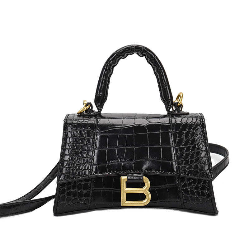 Small bag women's armpit bag one shoulder baguette retro stone texture messenger bag