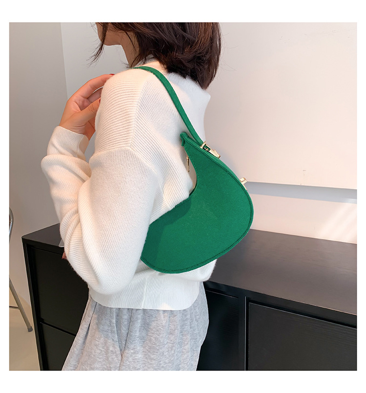 crescent bag atmosphere single room armpit women's bag