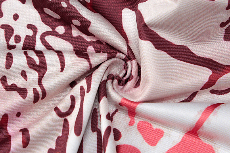 Women Summer Printed Backless Top and Printed Slit Skirt Two Piece Set