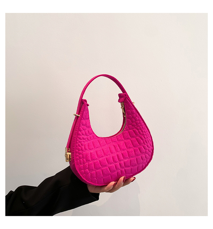 crescent bag atmosphere single room armpit women's bag