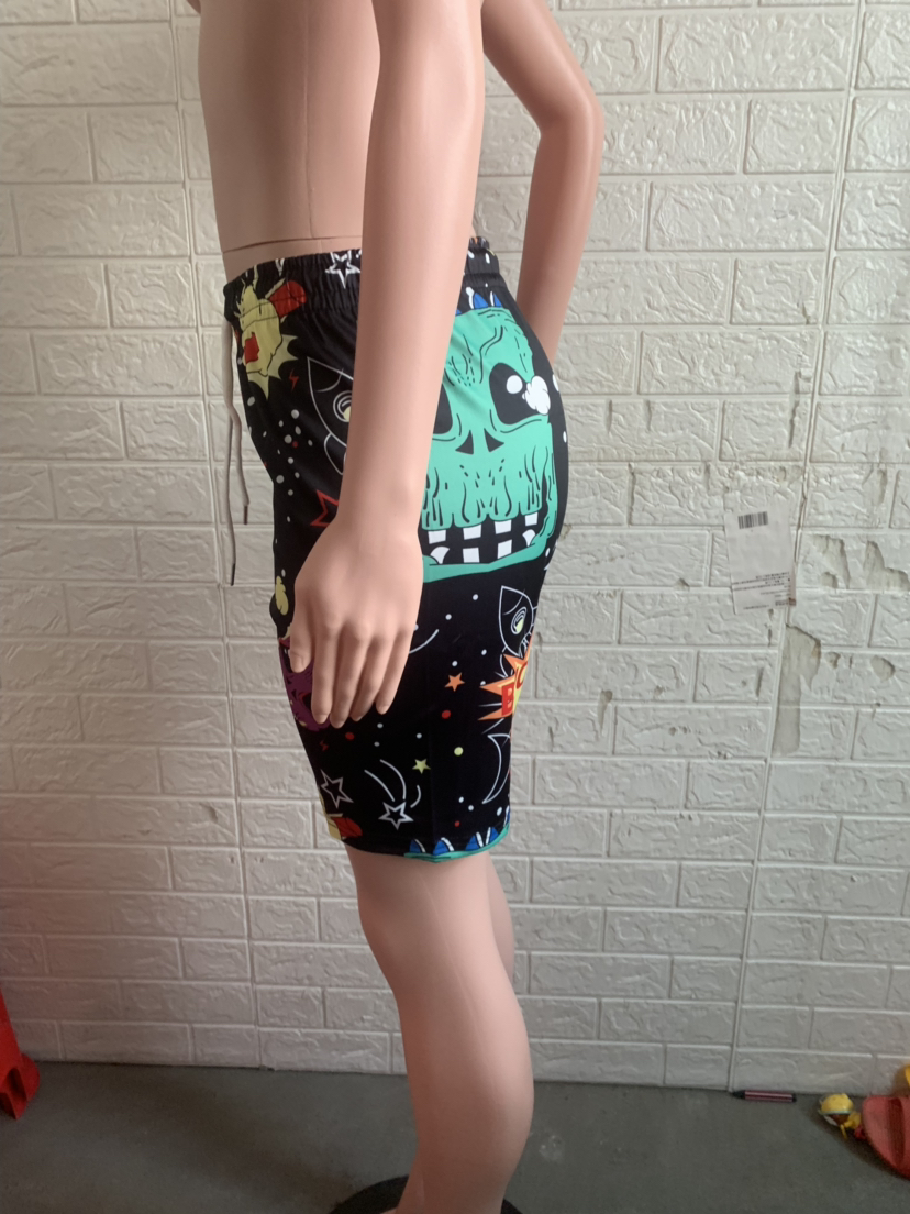 Women's Graffiti Print Sexy Shorts