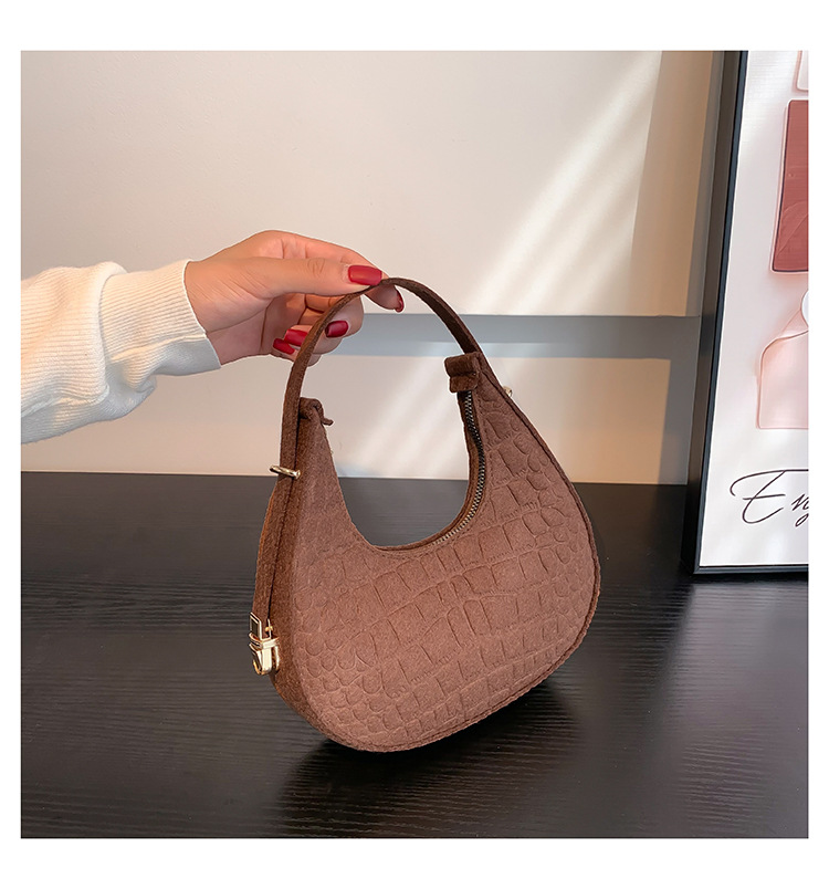 crescent bag atmosphere single room armpit women's bag