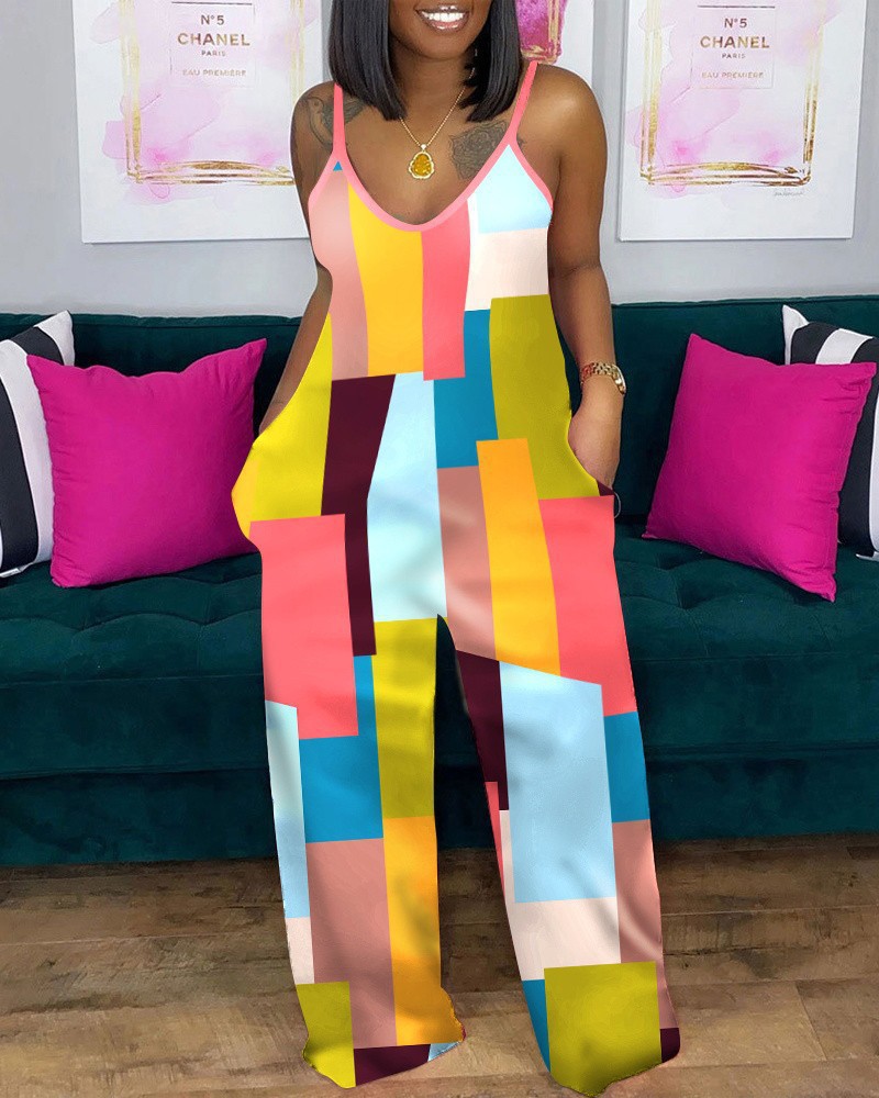 Women's Fashion Print Onesie Women's Camisole Plus Size