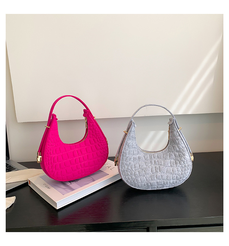 crescent bag atmosphere single room armpit women's bag