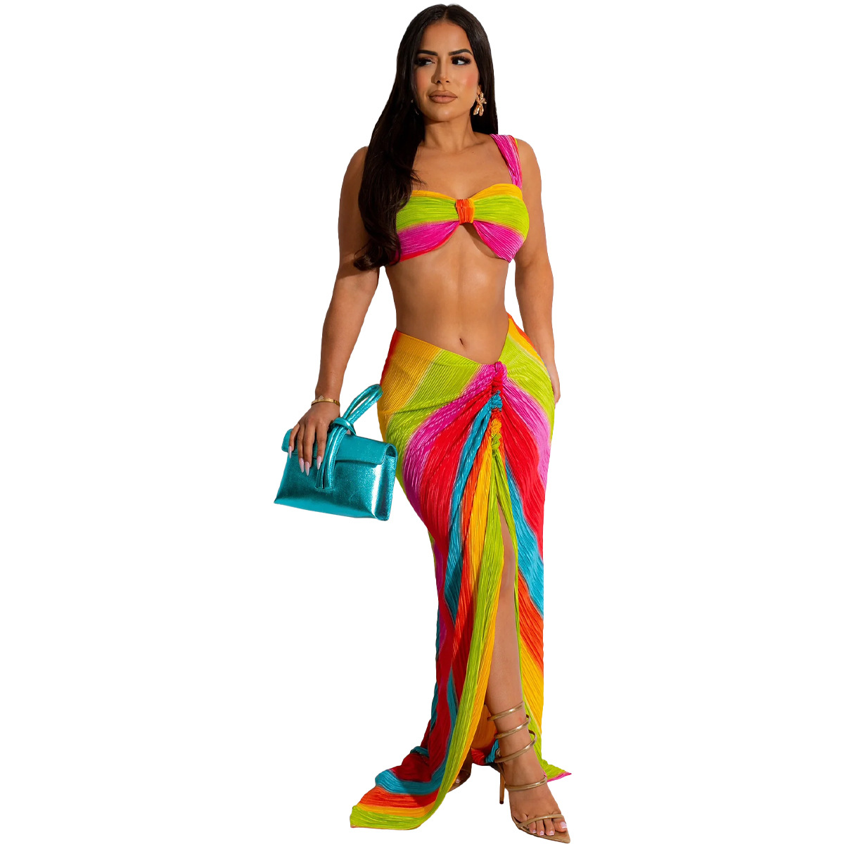 Women's Fashion Casual Sexy Two-Piece Skirt Set