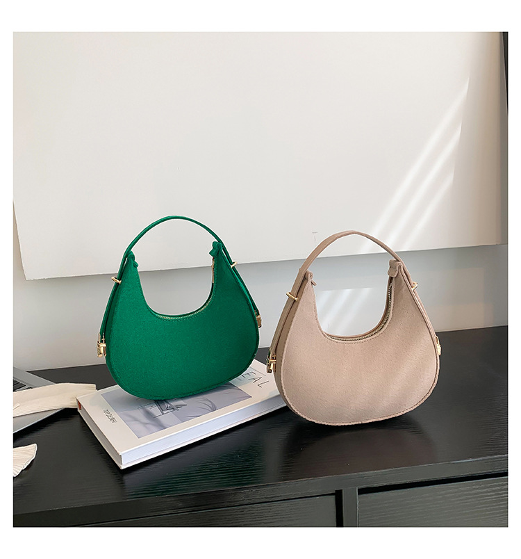 crescent bag atmosphere single room armpit women's bag