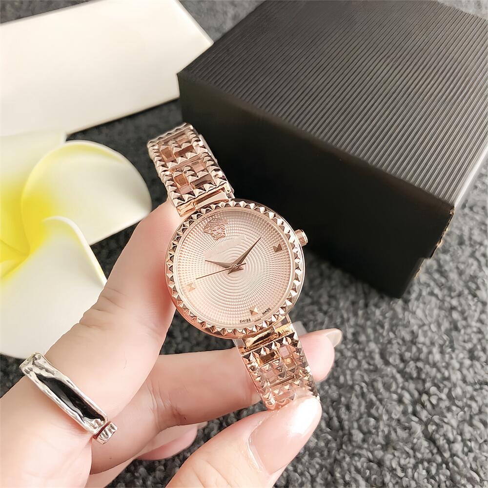 New Korean style small dial round steel belt versatile leisure sports neutral women's watch trendy fashion quartz women's watch