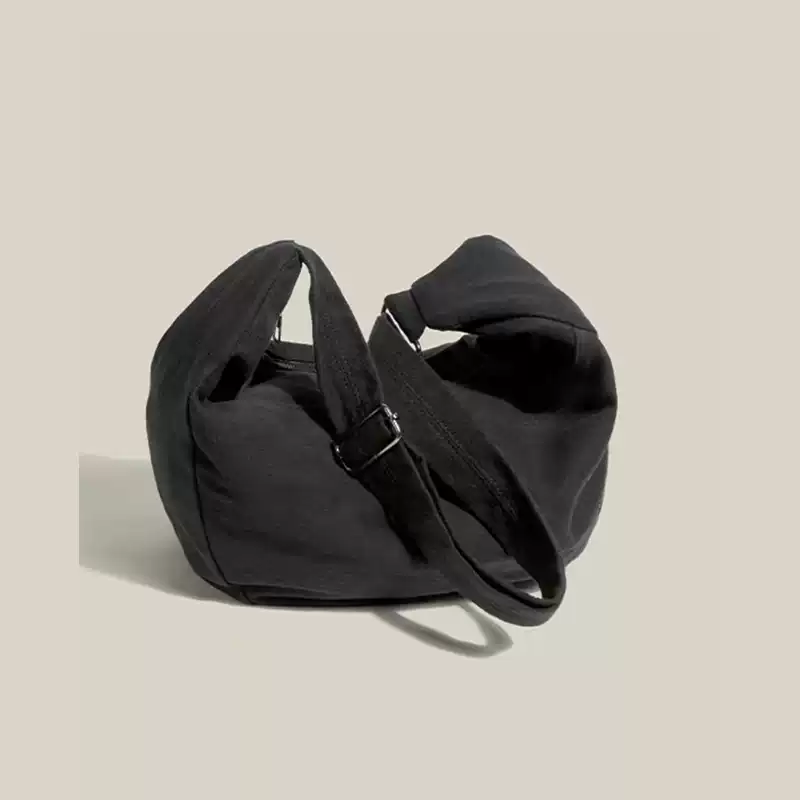 Canvas dumpling sports bag men and women 2024 new summer large capacity class commuting bag women's shoulder messenger bag