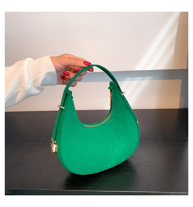 crescent bag atmosphere single room armpit women's bag