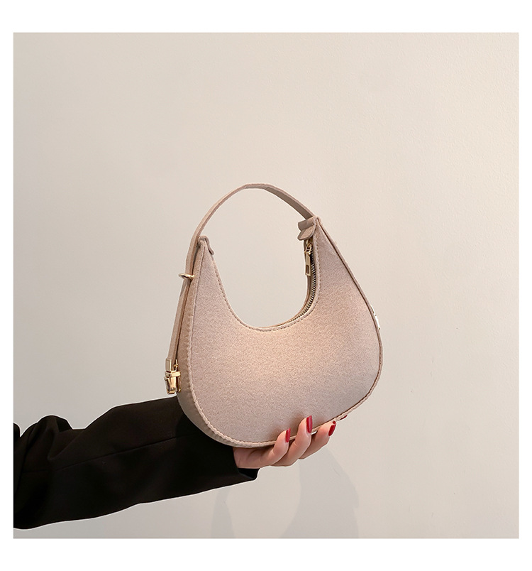 crescent bag atmosphere single room armpit women's bag