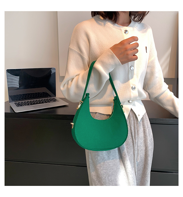 crescent bag atmosphere single room armpit women's bag