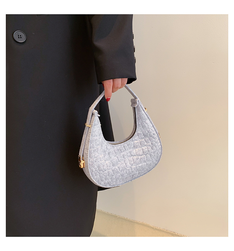 crescent bag atmosphere single room armpit women's bag