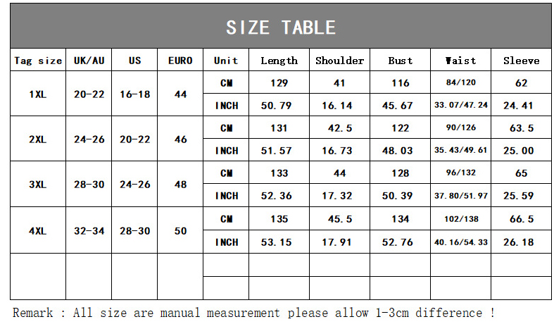 Plus Size Women Tie V-Neck Long Sleeve Dress