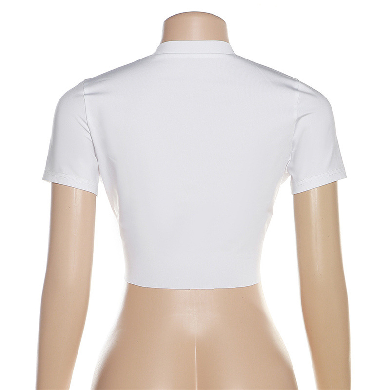 Summer Women Casual Printed Cardigan Tie Crop Top