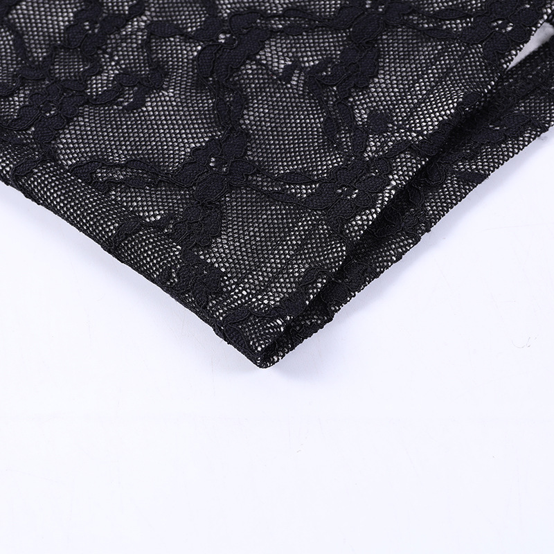 Women Suspenders Lace-Up Cutout Bodycon Dress