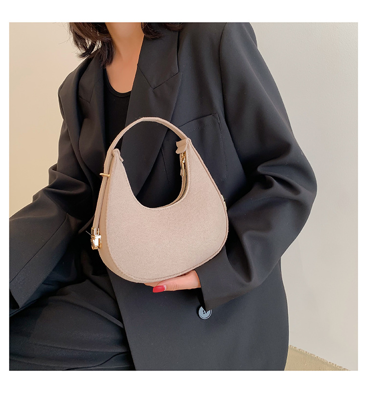 crescent bag atmosphere single room armpit women's bag