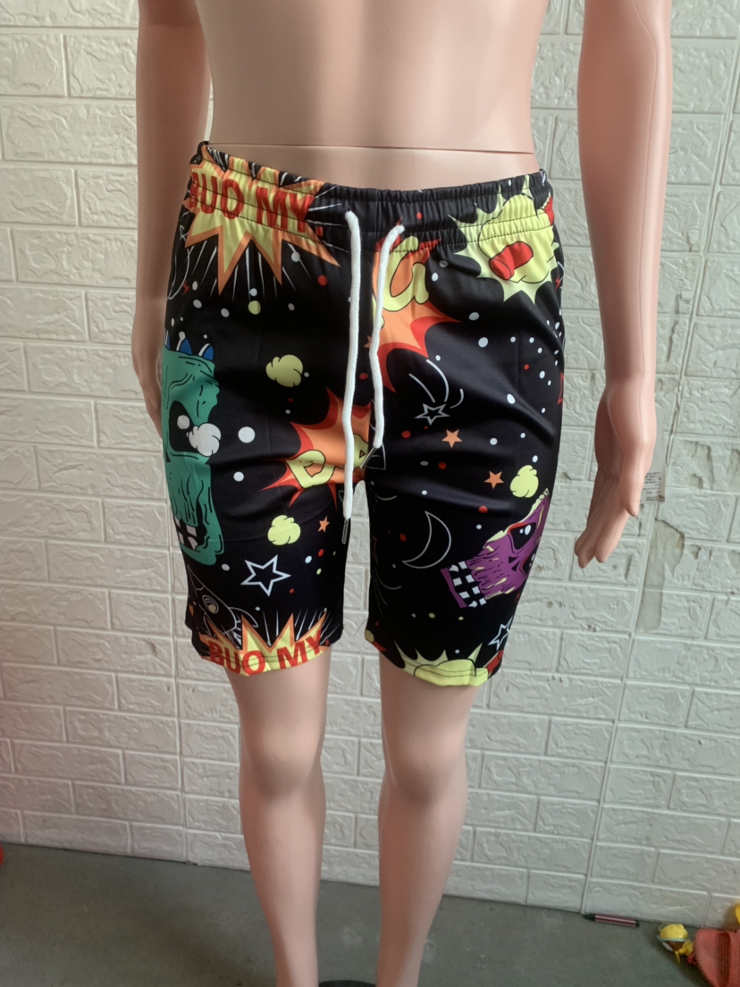 Women's Graffiti Print Sexy Shorts