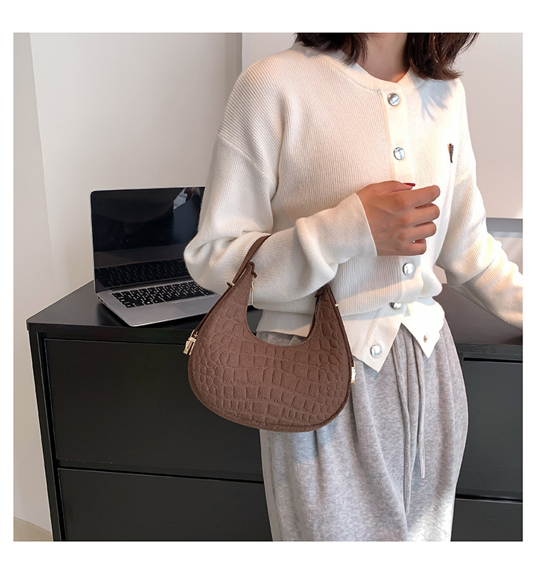 crescent bag atmosphere single room armpit women's bag