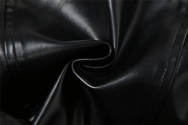 Summer Women Solid Off Shoulder pu Leather Tank Top