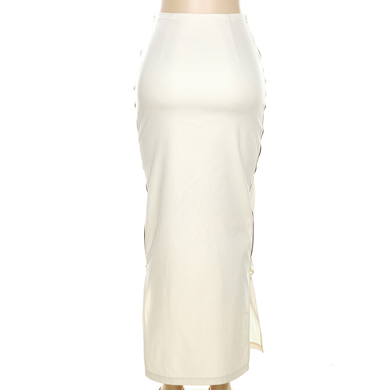 Summer Women Sexy pu Leather Solid Strapless Fold Top