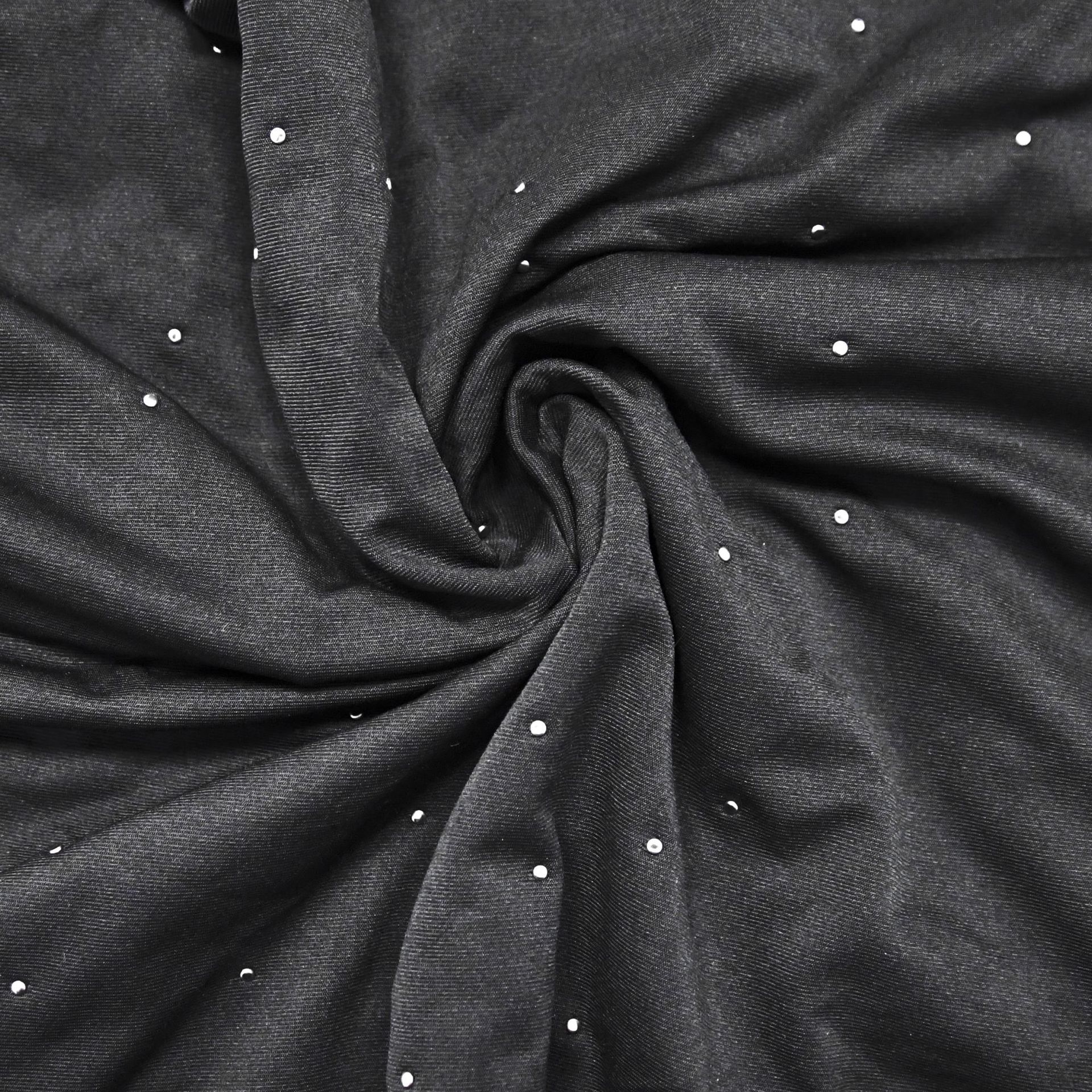 Women's Fashion Long Sleeve Mesh Beaded Bubble Bead Dress