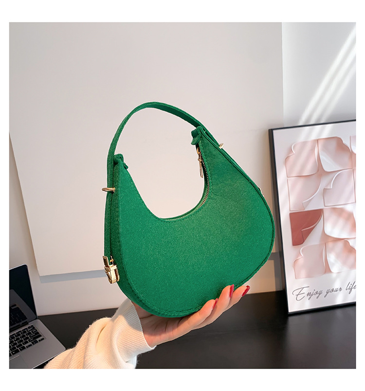 crescent bag atmosphere single room armpit women's bag