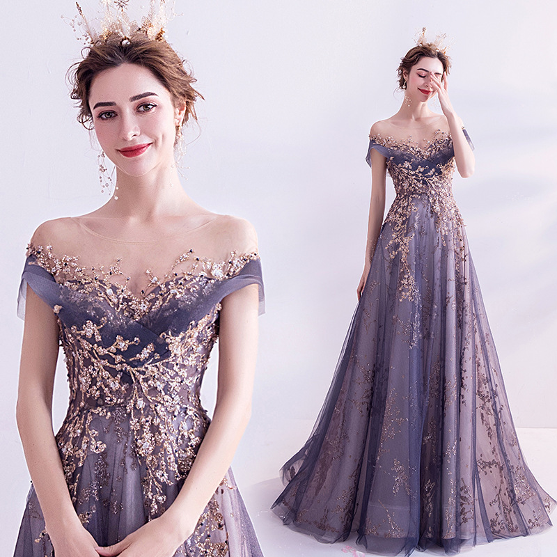 Formal Party dress women's annual meeting birthday catwalk performance chorus evening dress