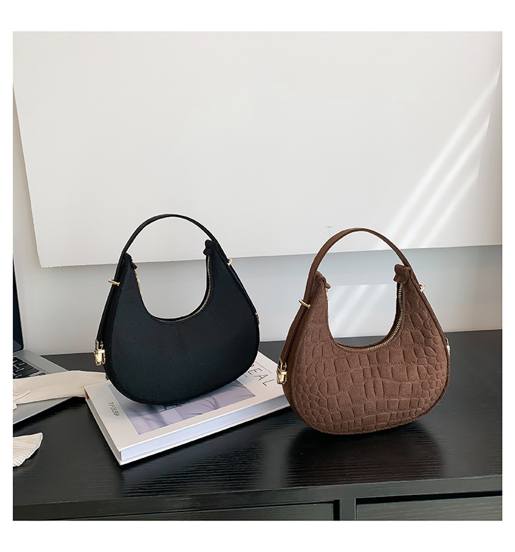 crescent bag atmosphere single room armpit women's bag