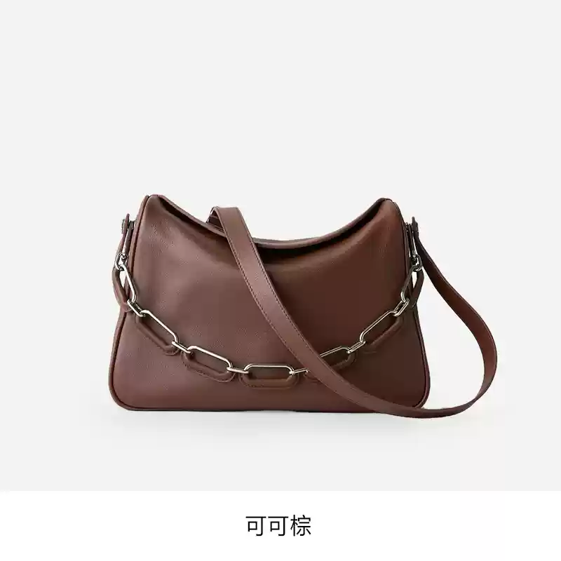 Toast bag for women, large capacity, high-end texture, niche design chain, fashionable and popular shoulder bag