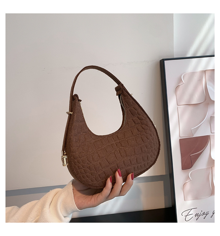 crescent bag atmosphere single room armpit women's bag