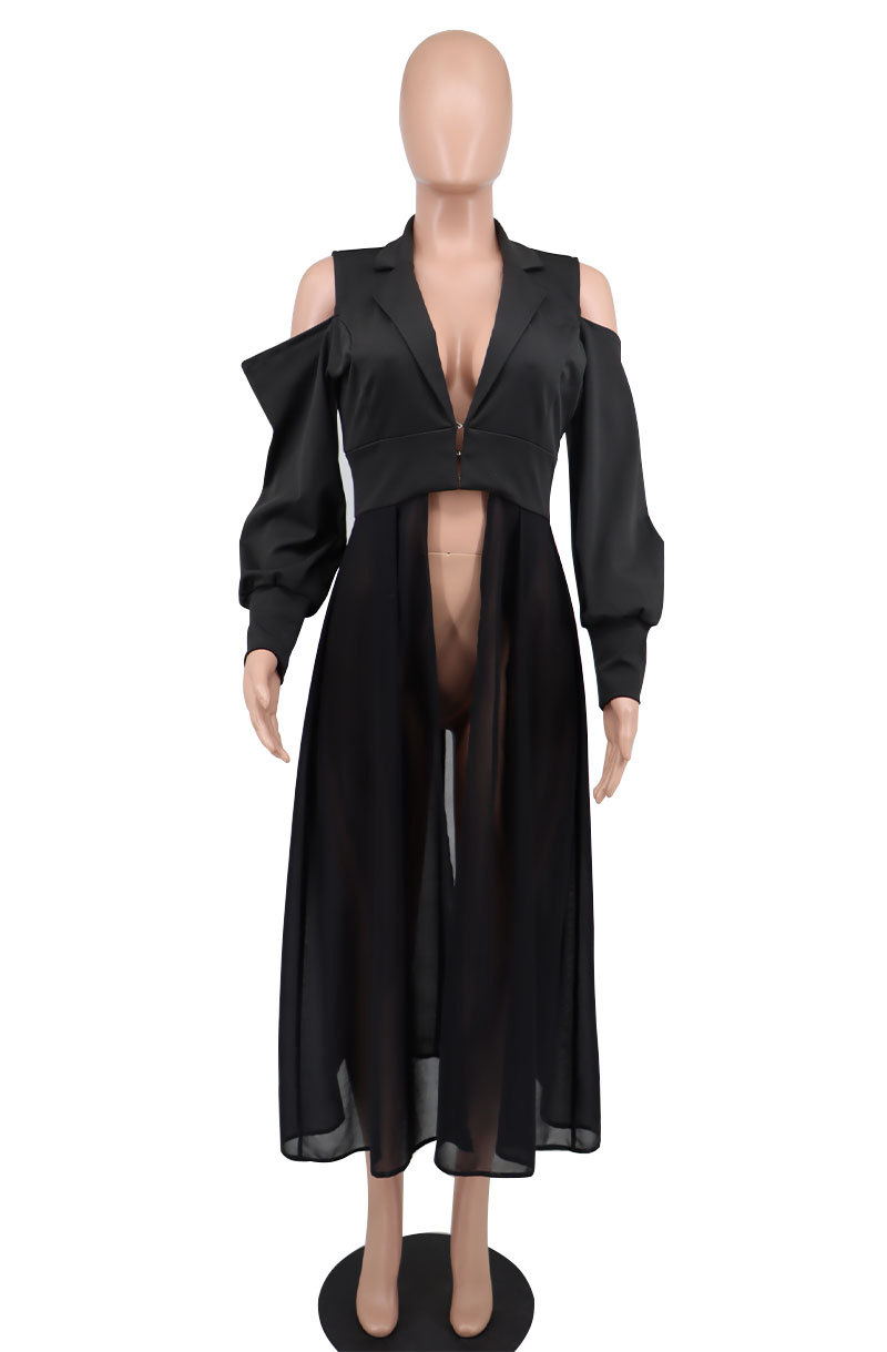 Women Summer Cut Out Shoulder Maxi Dress