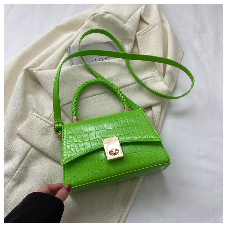 Popular Winter Retro Small Bag Women's Casual Textured Shoulder Messenger Bag