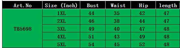 Plus Size Women Sexy Three Quarter Sleeve Mermaid Dress