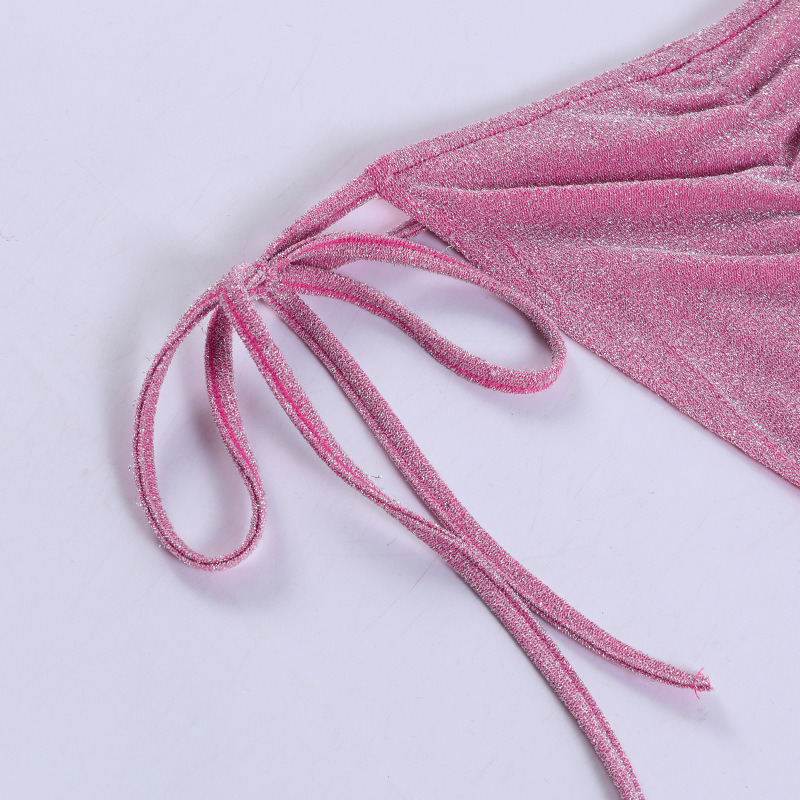 Women HolidaysBeach Sexy Camisole Bikini Two Piece Set