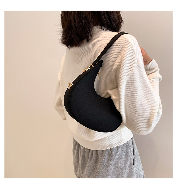 crescent bag atmosphere single room armpit women's bag