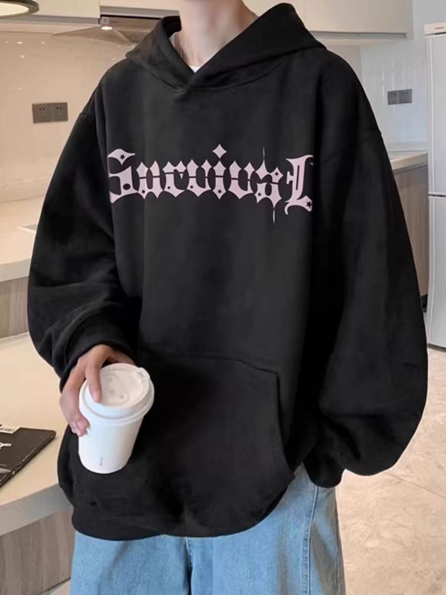 American heavyweight spider sweatshirt for men, new style for spring, autumn and winter, gender-free hooded jacket