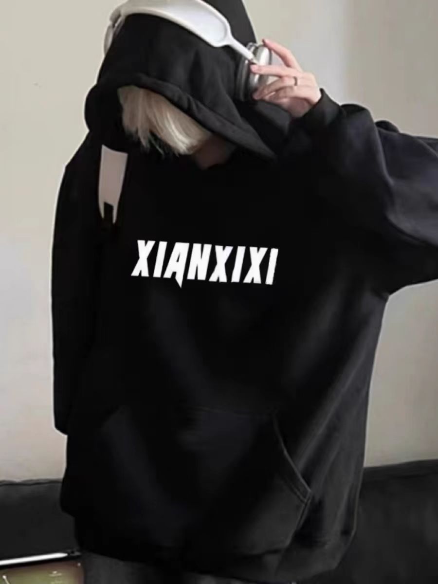 Heavyweight hooded sweatshirt for men, new autumn and winter styles,