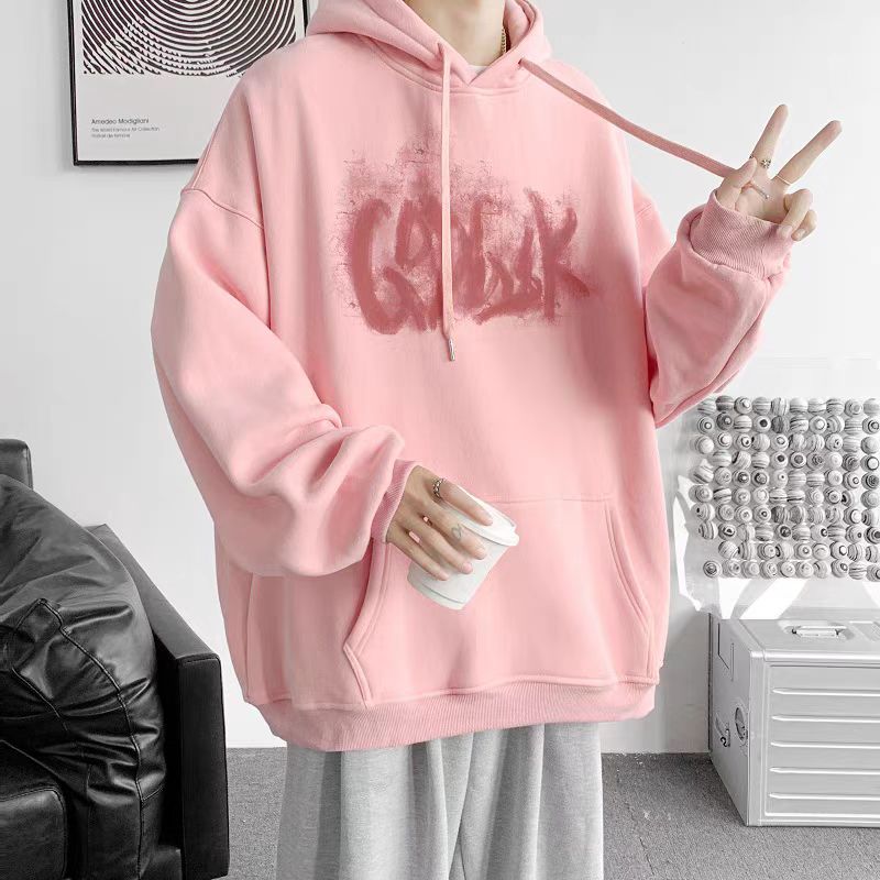 Fashion brand heavyweight cotton sweatshirt for men, spring and autumn design hoodie, couple style, loose and thin jacket