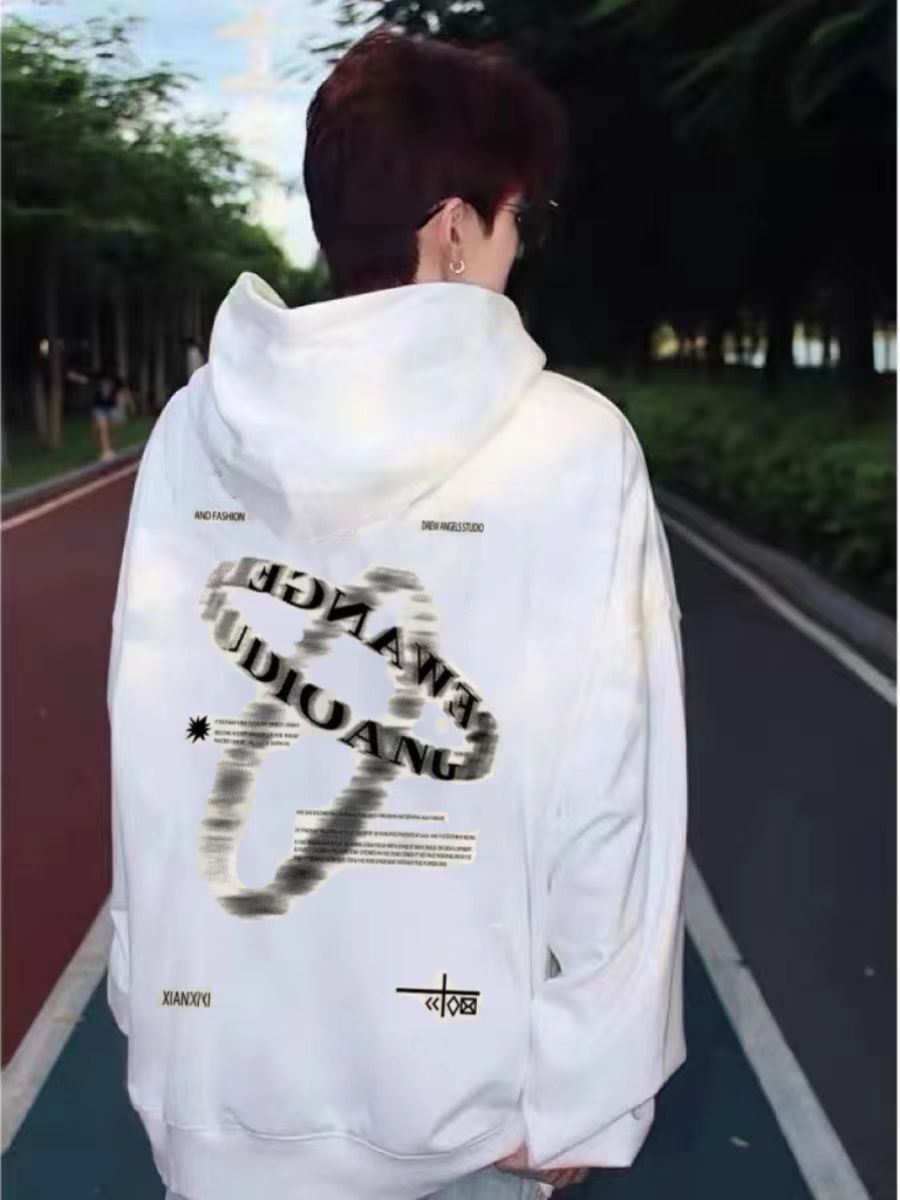 Heavyweight hooded sweatshirt for men, new autumn and winter styles,