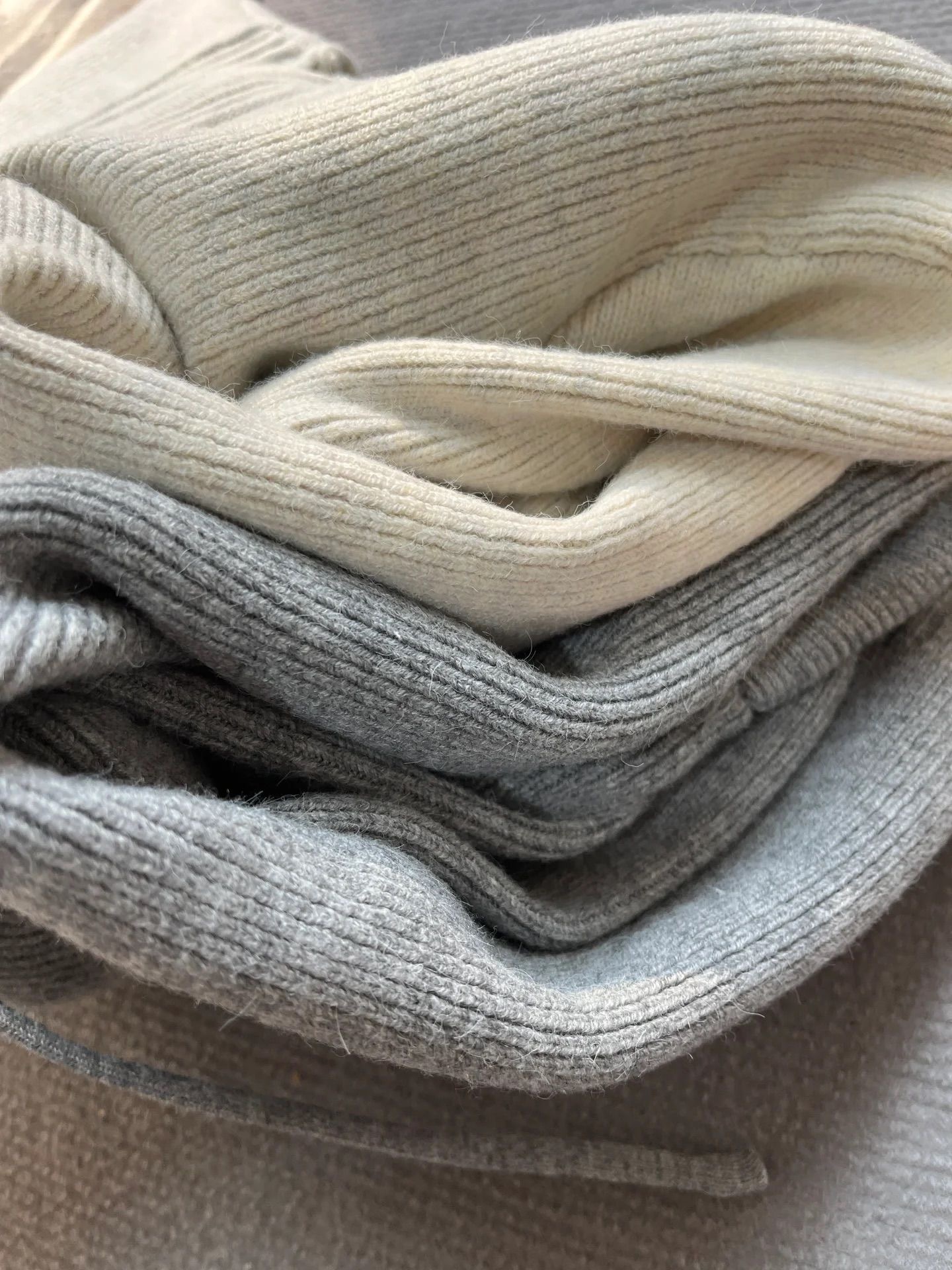 Grey hooded sweater jacket for women, loose outerwear for spring